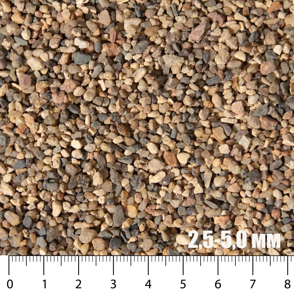 Песок природный фракционированный 2-5 мм по ГОСТ 8736-2014